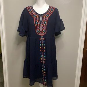 Andree by Unit NWT embroidered dress size M